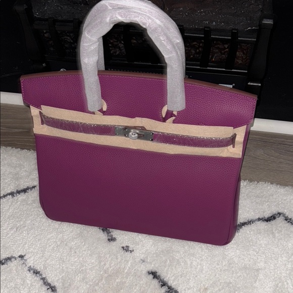 Purple genuine leather wirkin - Picture 2 of 6